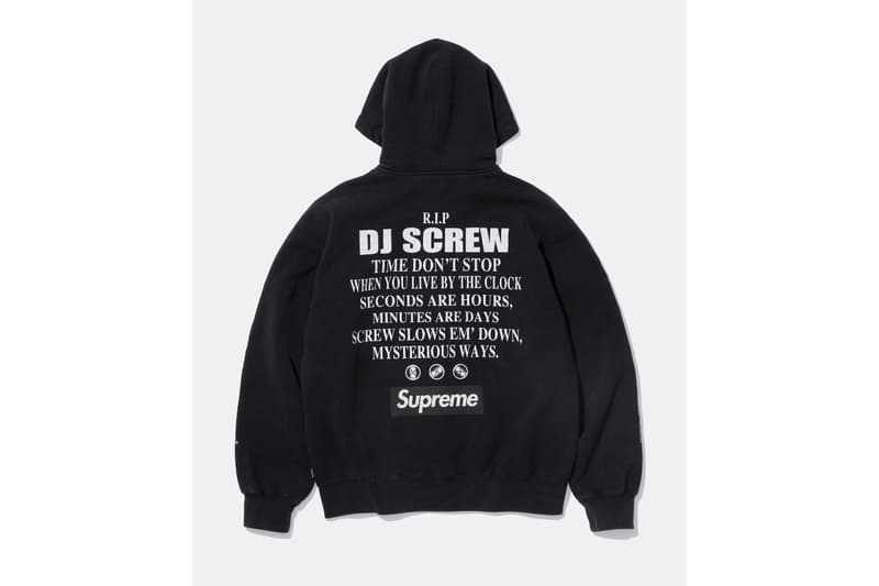 シュプリームがDJ スクリューをフィーチャーしたカプセルコレクションを発表 Supreme x DJ Screw spring 2026 release info