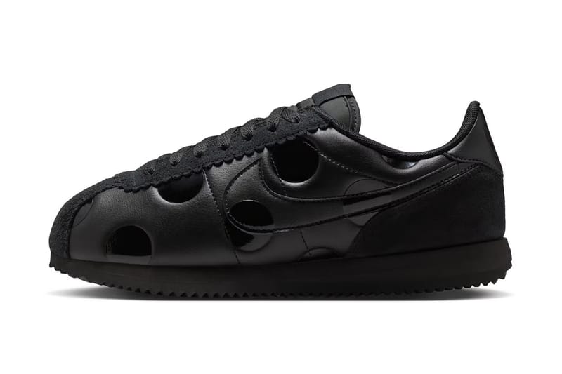 Nike Cortez よりポルカドット柄を採用した新色 “Triple Black Polka Dot” が登場