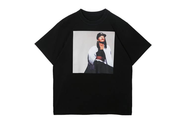 sacai が R&B シーンを象徴するアーティスト Aaliyah のフォトアイテムを発表