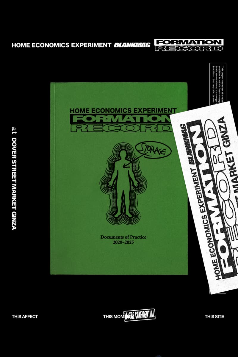 ホーム エコノミクス エクスペリメント x ブランクマグのポップアップ第3弾が DSMG で開催 HOME ECONOMICS EXPERIMENT BLANKMAG capsule collection dsmg spring 2026 release info DOVER STREET MARKET GINZA