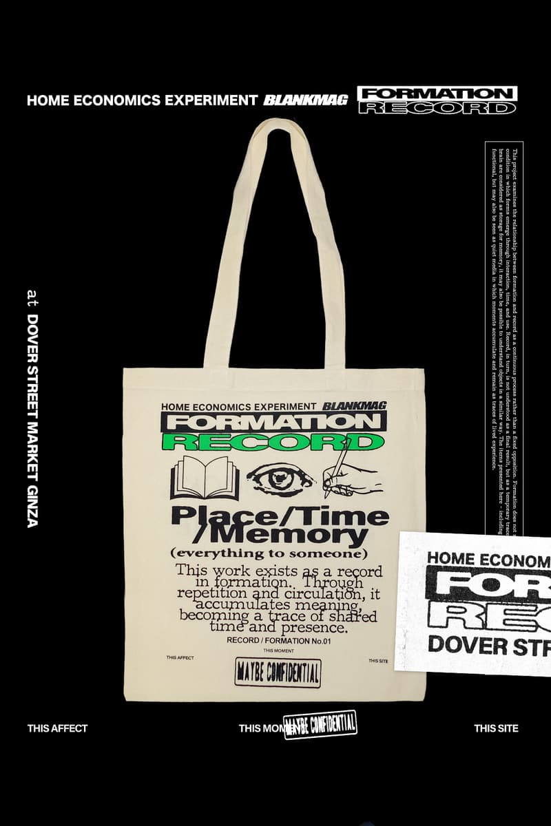 ホーム エコノミクス エクスペリメント x ブランクマグのポップアップ第3弾が DSMG で開催 HOME ECONOMICS EXPERIMENT BLANKMAG capsule collection dsmg spring 2026 release info DOVER STREET MARKET GINZA