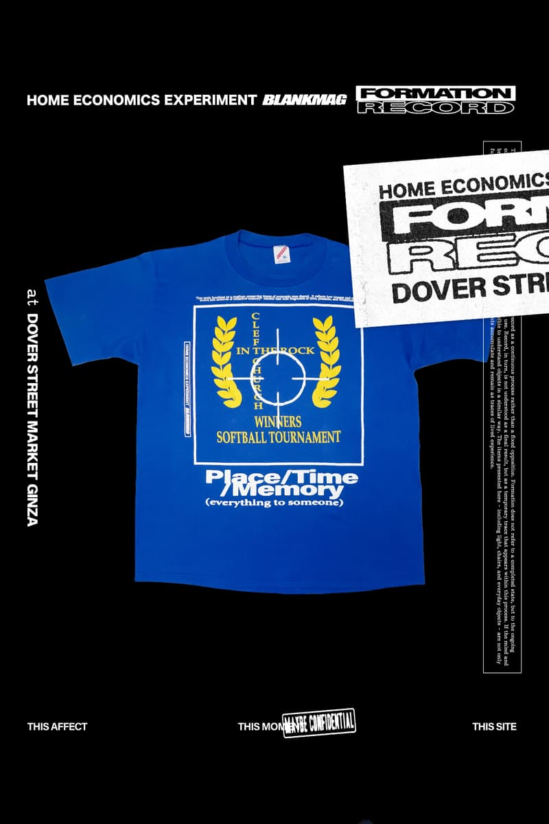 ホーム エコノミクス エクスペリメント x ブランクマグのポップアップ第3弾が DSMG で開催 HOME ECONOMICS EXPERIMENT BLANKMAG capsule collection dsmg spring 2026 release info DOVER STREET MARKET GINZA