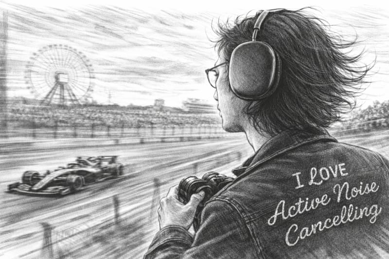 AirPods Max 2 を持って F1 観戦に行ってみた｜鈴鹿で検証したノイズキャンセリングと音質