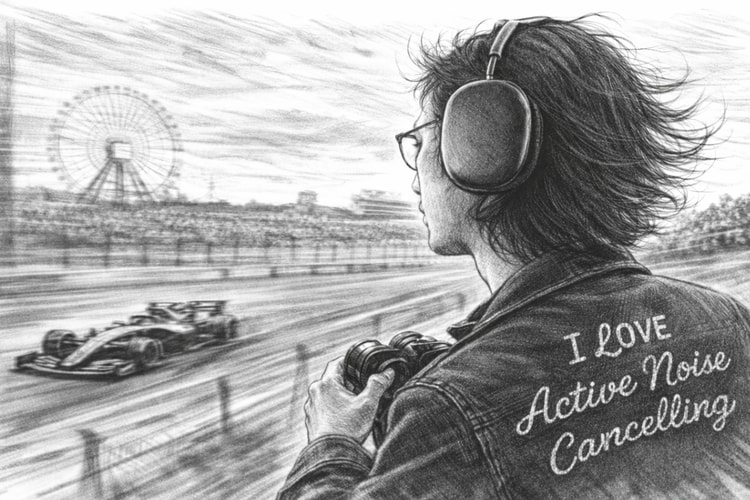 AirPods Max 2 を持って F1 観戦に行ってみた|鈴鹿で検証したノイズキャンセリングと音質