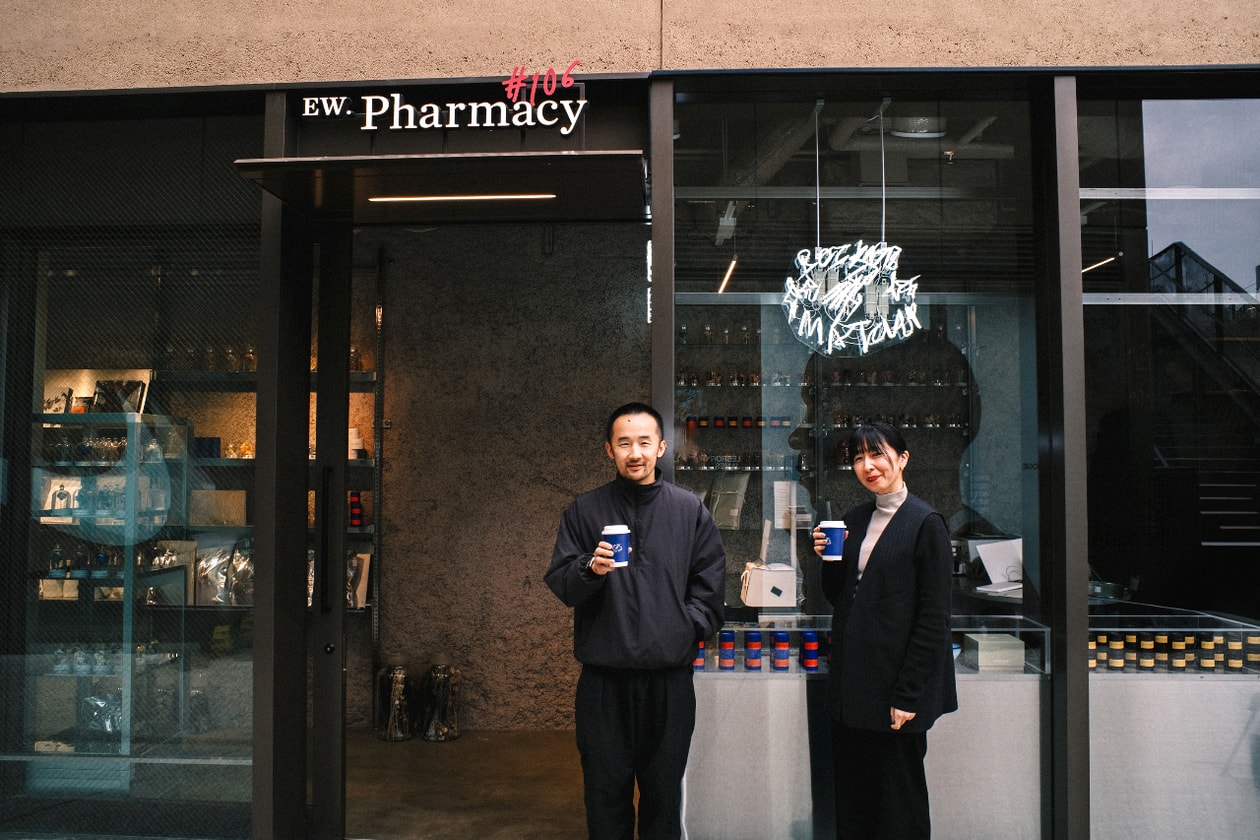 イーダブリューファーマシー #106  ──  エデンワークスとロッキーズ マッチャが差し出す感性の処方箋  | インタビュー EW.Pharmacy #106, Rocky’s Matcha, MEGUMI SHINOZAKI, Rocky Xu, Interviews