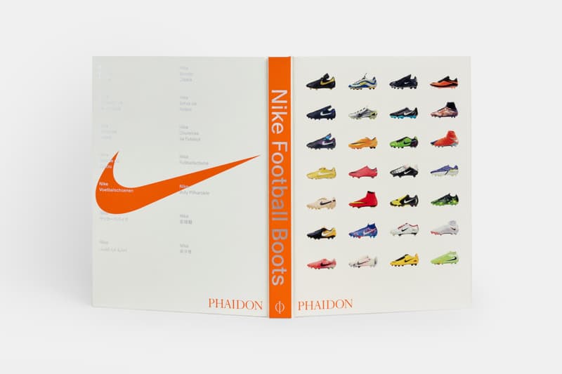 ナイキ サッカースパイクの歴史を紐解く初の書籍『Nike Football Boots』が刊行 Nike Football Boots book PHAIDON release info