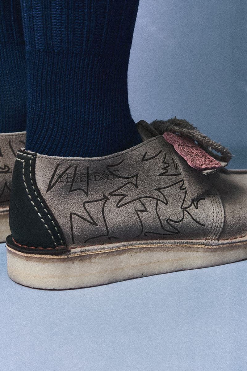 イエスアイシーがクラークス オリジナルズとのコラボデザートトレックを発売 yeseyesee clarks originals desert trek release info