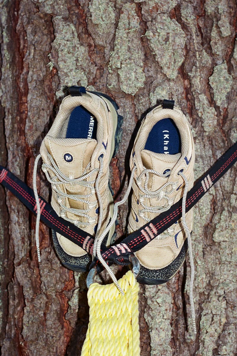 カーキスxメレルによる初のコラボレーションモデルが登場 khakis merrell collaboration release info