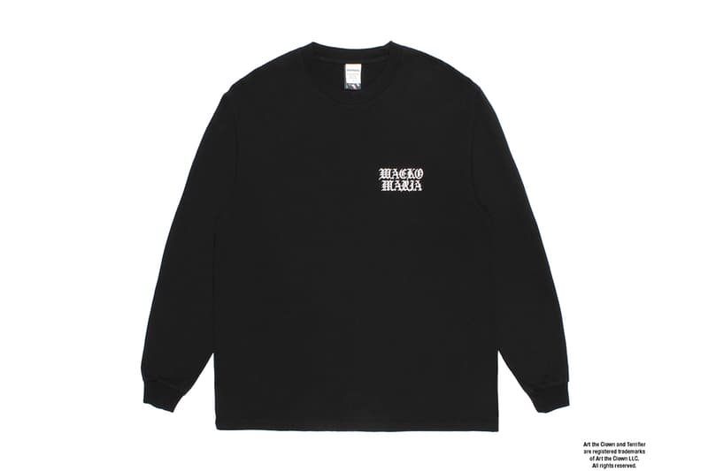 ワコマリアとホラー映画『Terrifier』によるコラボコレクションが発売 wacko maria terrifier collabo collection release info