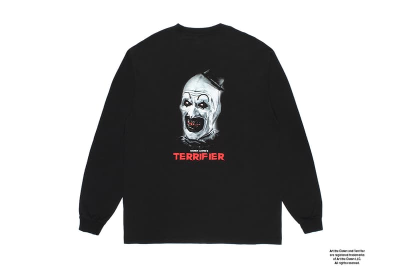 ワコマリアとホラー映画『Terrifier』によるコラボコレクションが発売 wacko maria terrifier collabo collection release info