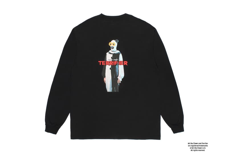 ワコマリアとホラー映画『Terrifier』によるコラボコレクションが発売 wacko maria terrifier collabo collection release info