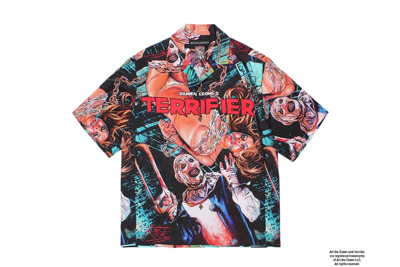 ワコマリアとホラー映画『Terrifier』によるコラボコレクションが発売 wacko maria terrifier collabo collection release info