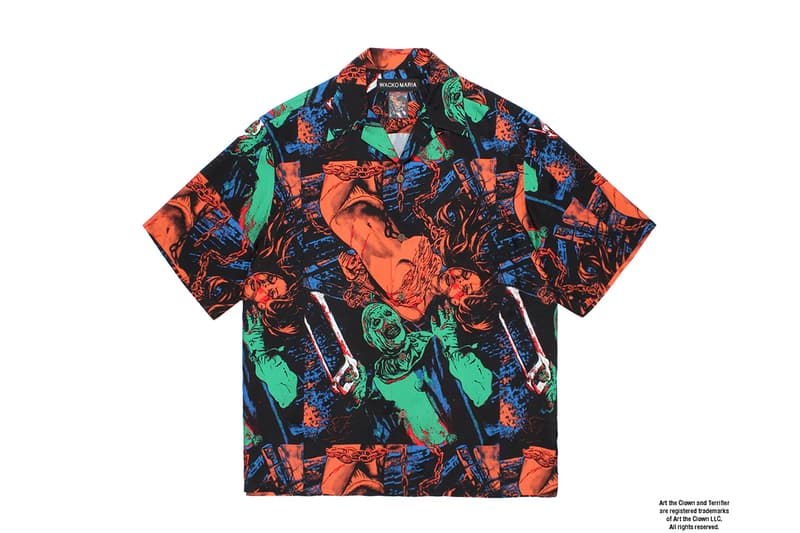 ワコマリアとホラー映画『Terrifier』によるコラボコレクションが発売 wacko maria terrifier collabo collection release info