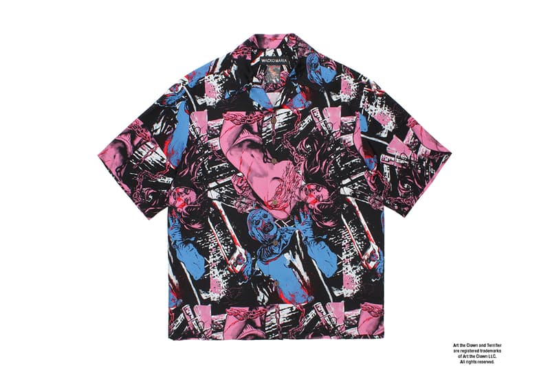 ワコマリアとホラー映画『Terrifier』によるコラボコレクションが発売 wacko maria terrifier collabo collection release info