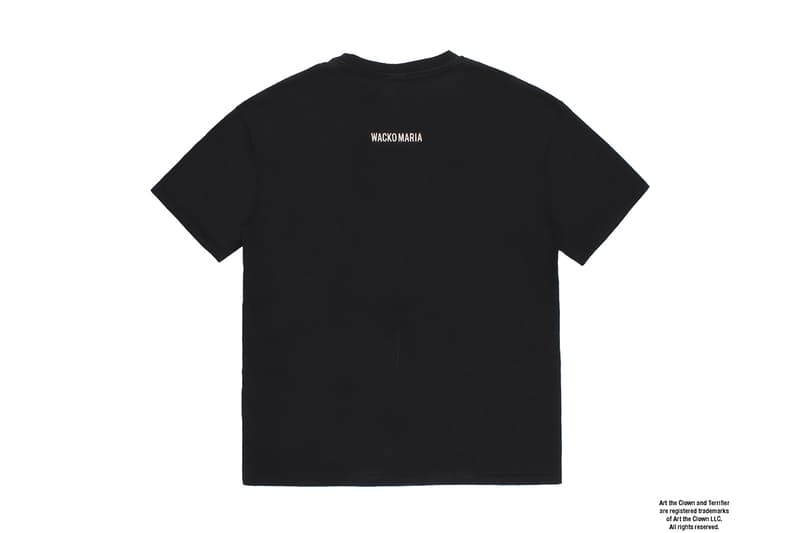 ワコマリアとホラー映画『Terrifier』によるコラボコレクションが発売 wacko maria terrifier collabo collection release info