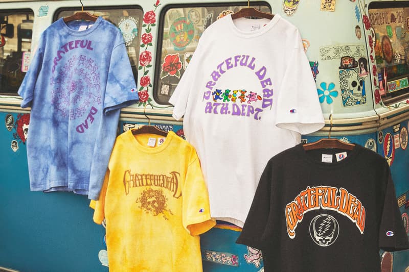 Champion が Grateful Dead のオフィシャルライセンスTシャツを発売