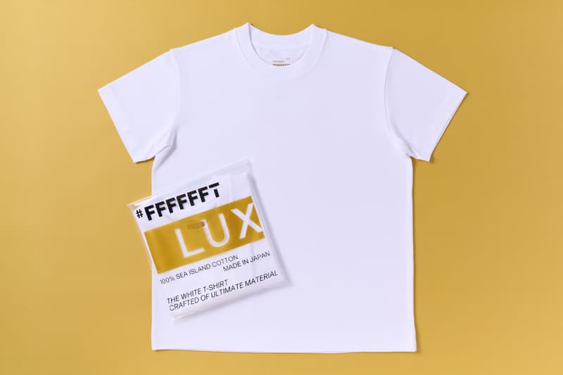 白無地Tシャツ専門店 #FFFFFFT が10周年記念でプレミアムTシャツ”#FFFFFFT_LUX”を発売　吊り編み機で仕立　シロティてた　