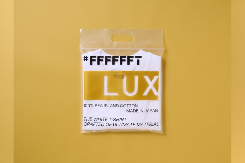 白無地Tシャツ専門店 #FFFFFFT が10周年記念でプレミアムTシャツ”#FFFFFFT_LUX”を発売　吊り編み機で仕立　シロティてた　