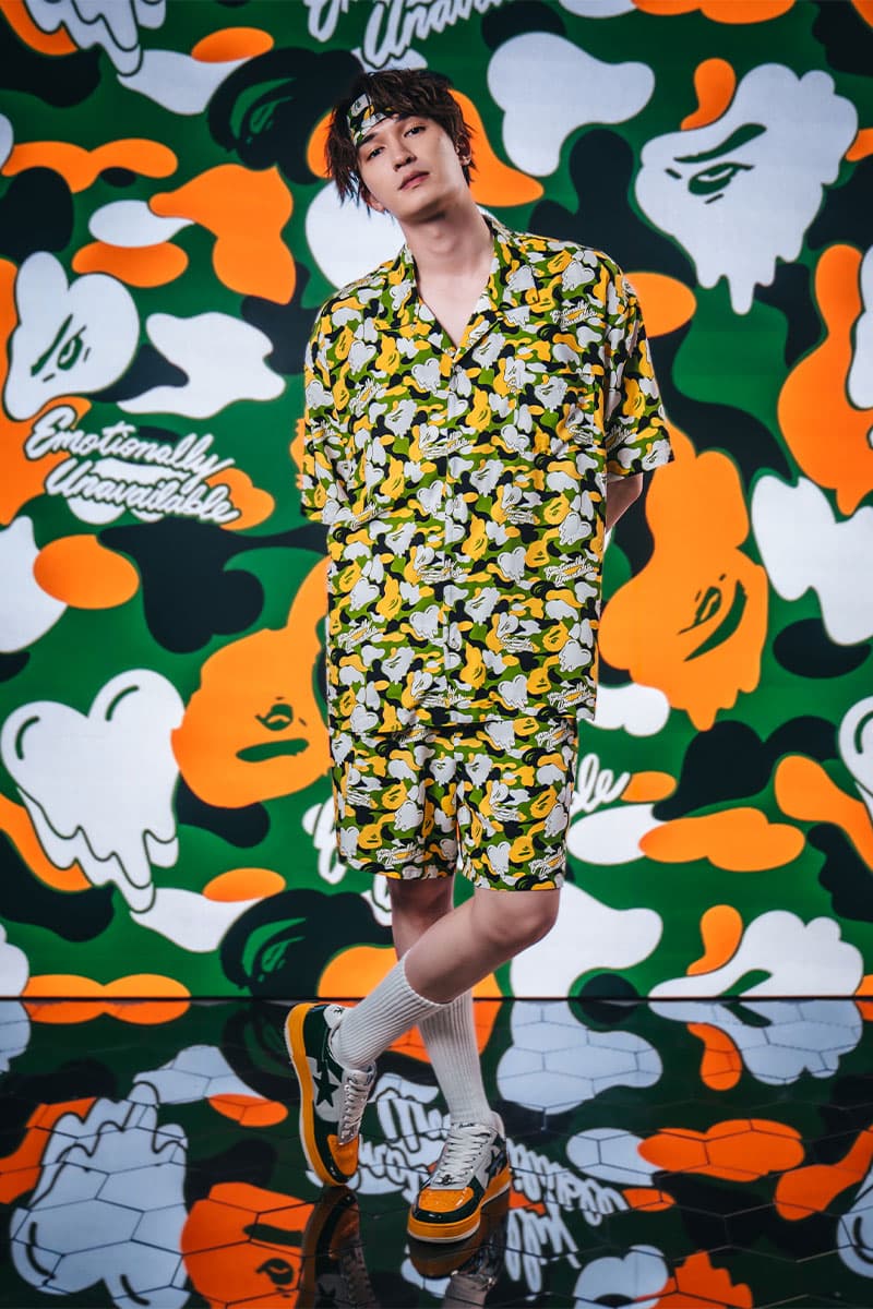 エモーショナリーアンアベイラブルxア・ベイシング・エイプによる2026年春夏シーズンに向けた最新コラボコレクションが登場 emotionally unavailable a bathing ape 2026 spring summer season collabo collection release info