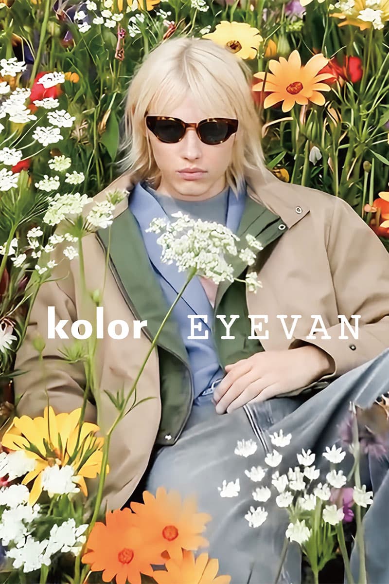 カラーxアイバンによる初のコラボモデルが登場 kolor eyevan collabo model release info