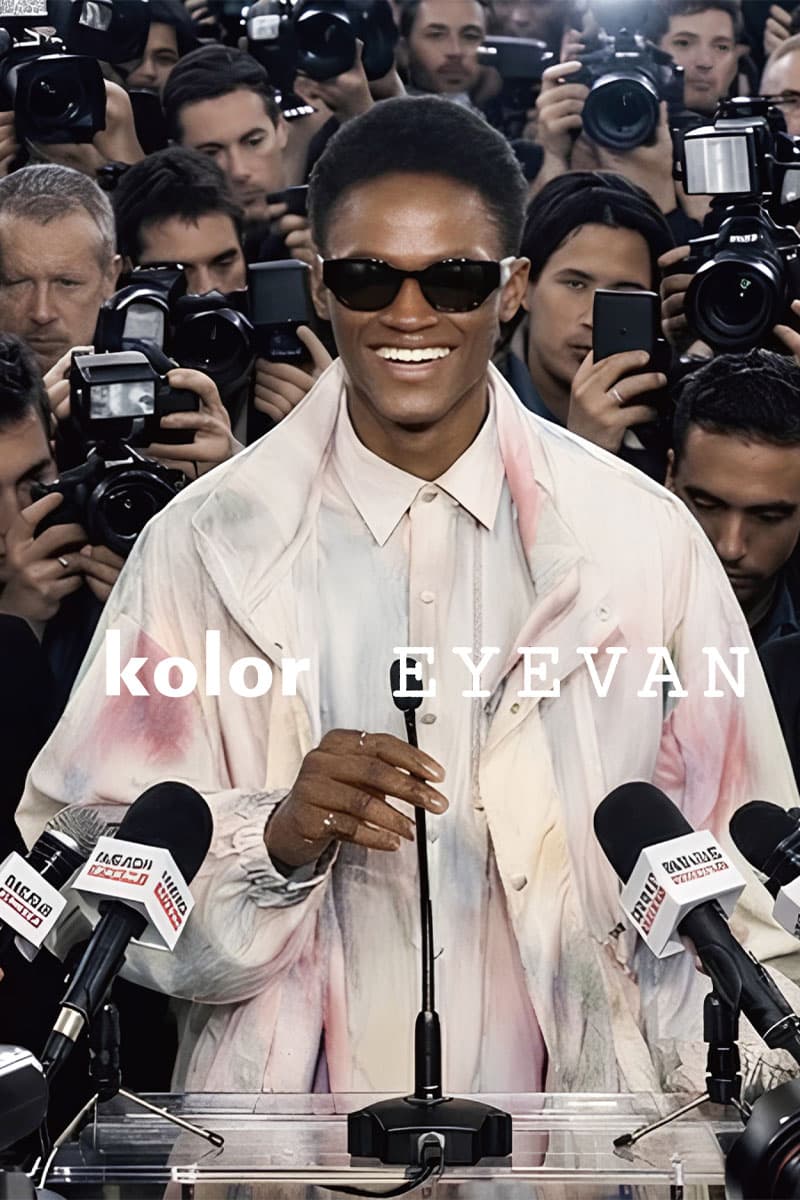 カラーxアイバンによる初のコラボモデルが登場 kolor eyevan collabo model release info