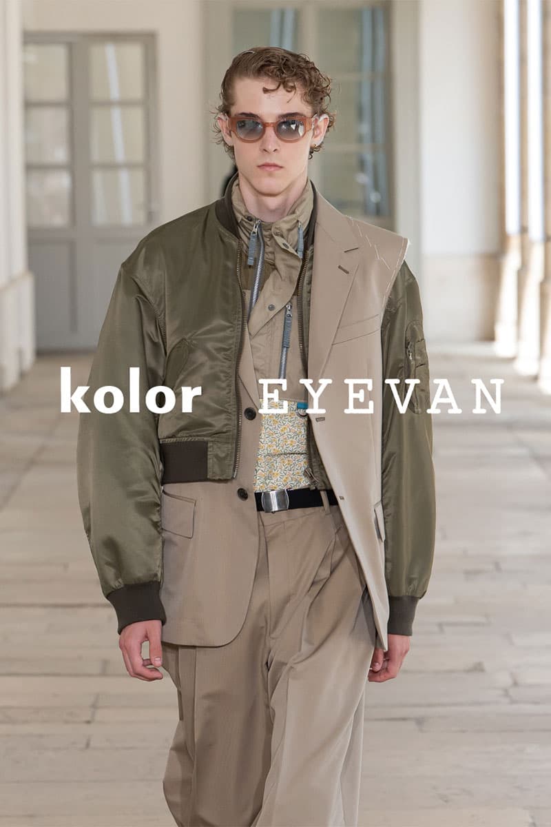 カラーxアイバンによる初のコラボモデルが登場 kolor eyevan collabo model release info