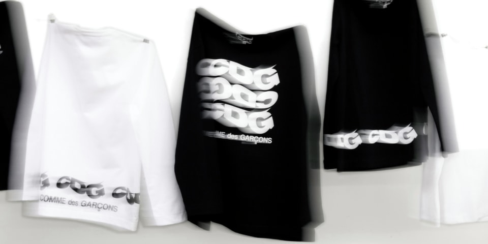 CDG が“ウェーブロゴ”をフィーチャーした新作長袖Tシャツを発表 