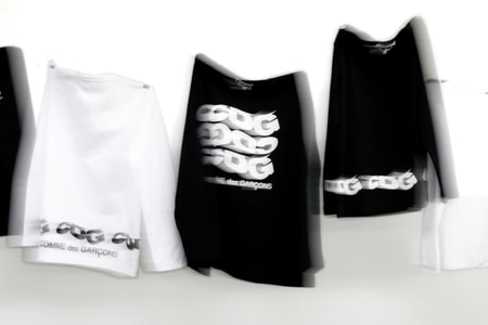 CDG が“ウェーブロゴ”をフィーチャーした新作長袖Tシャツを発表