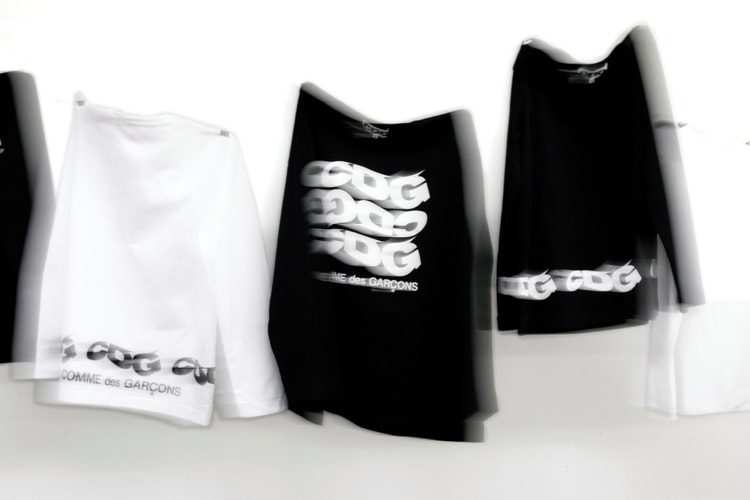 CDG が“ウェーブロゴ”をフィーチャーした新作長袖Tシャツを発表