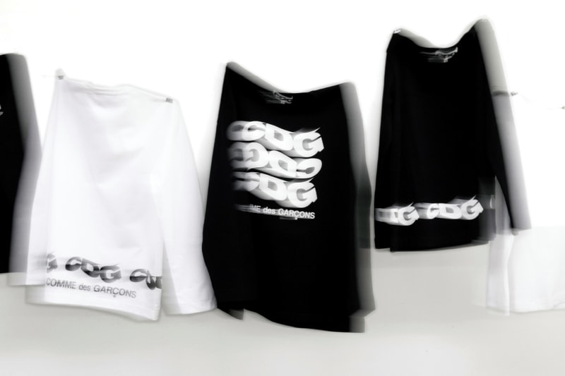 シーディージーが“ウェーブロゴ”をフィーチャーした新作長袖Tシャツを発表 CDG New WAVY Logo Tees release info