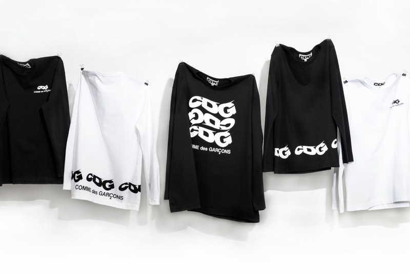 シーディージーが“ウェーブロゴ”をフィーチャーした新作長袖Tシャツを発表 CDG New WAVY Logo Tees release info