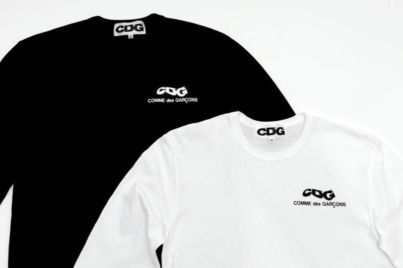シーディージーが“ウェーブロゴ”をフィーチャーした新作長袖Tシャツを発表 CDG New WAVY Logo Tees release info