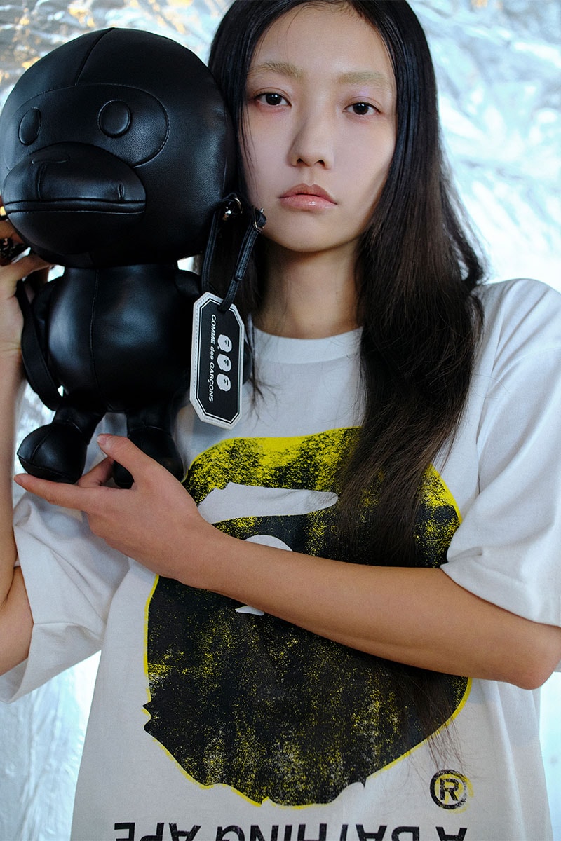 A BATHING APE® x COMME des GARÇONS がポップアートで再構築した限定カプセルを発表 a bathing ape comme des garcons capsel collection release info