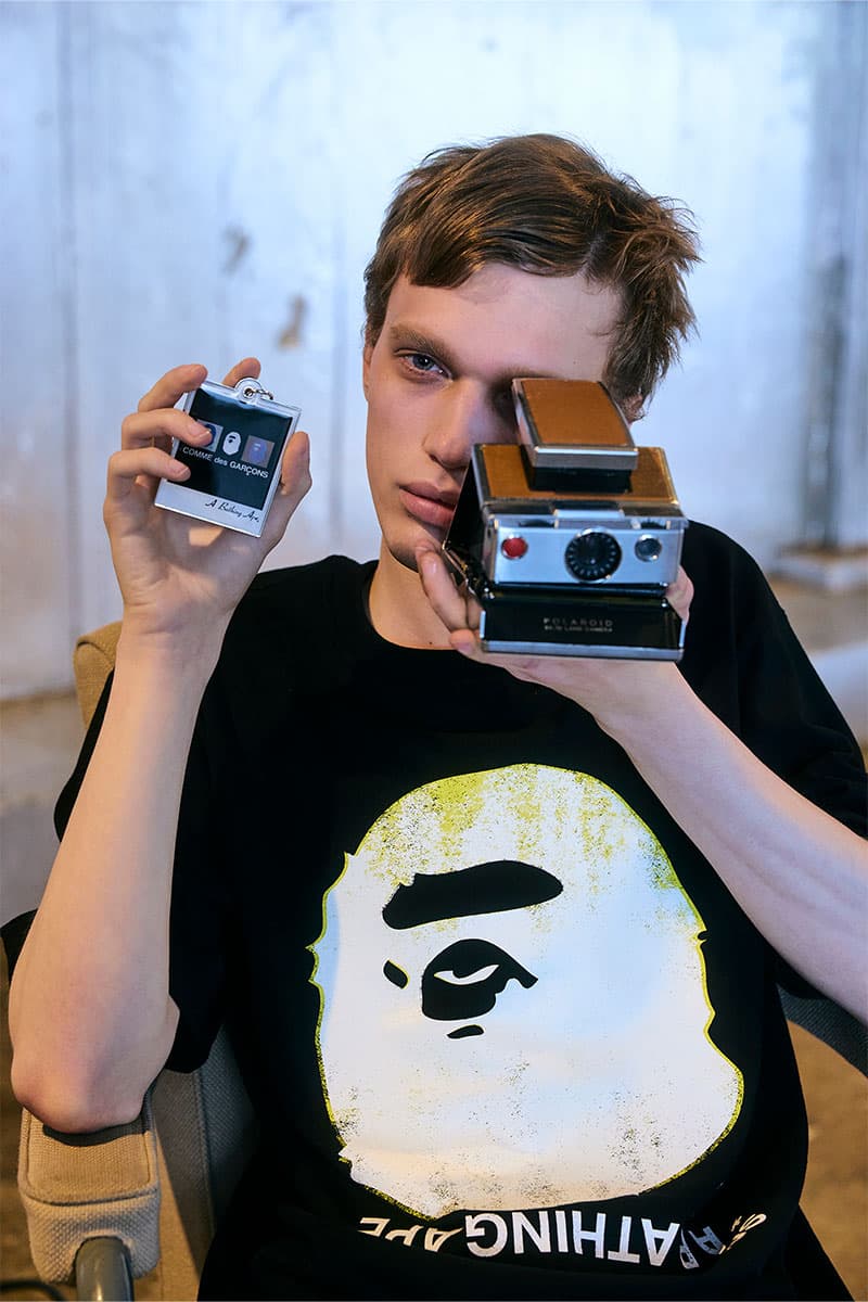 A BATHING APE® x COMME des GARÇONS がポップアートで再構築した限定カプセルを発表 a bathing ape comme des garcons capsel collection release info
