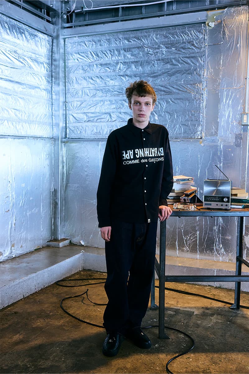 A BATHING APE® x COMME des GARÇONS がポップアートで再構築した限定カプセルを発表 a bathing ape comme des garcons capsel collection release info