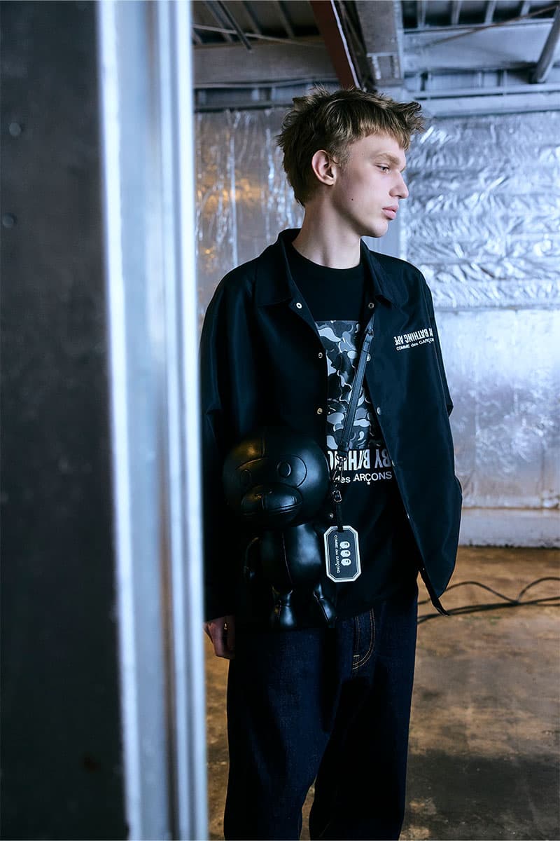 A BATHING APE® x COMME des GARÇONS がポップアートで再構築した限定カプセルを発表 a bathing ape comme des garcons capsel collection release info