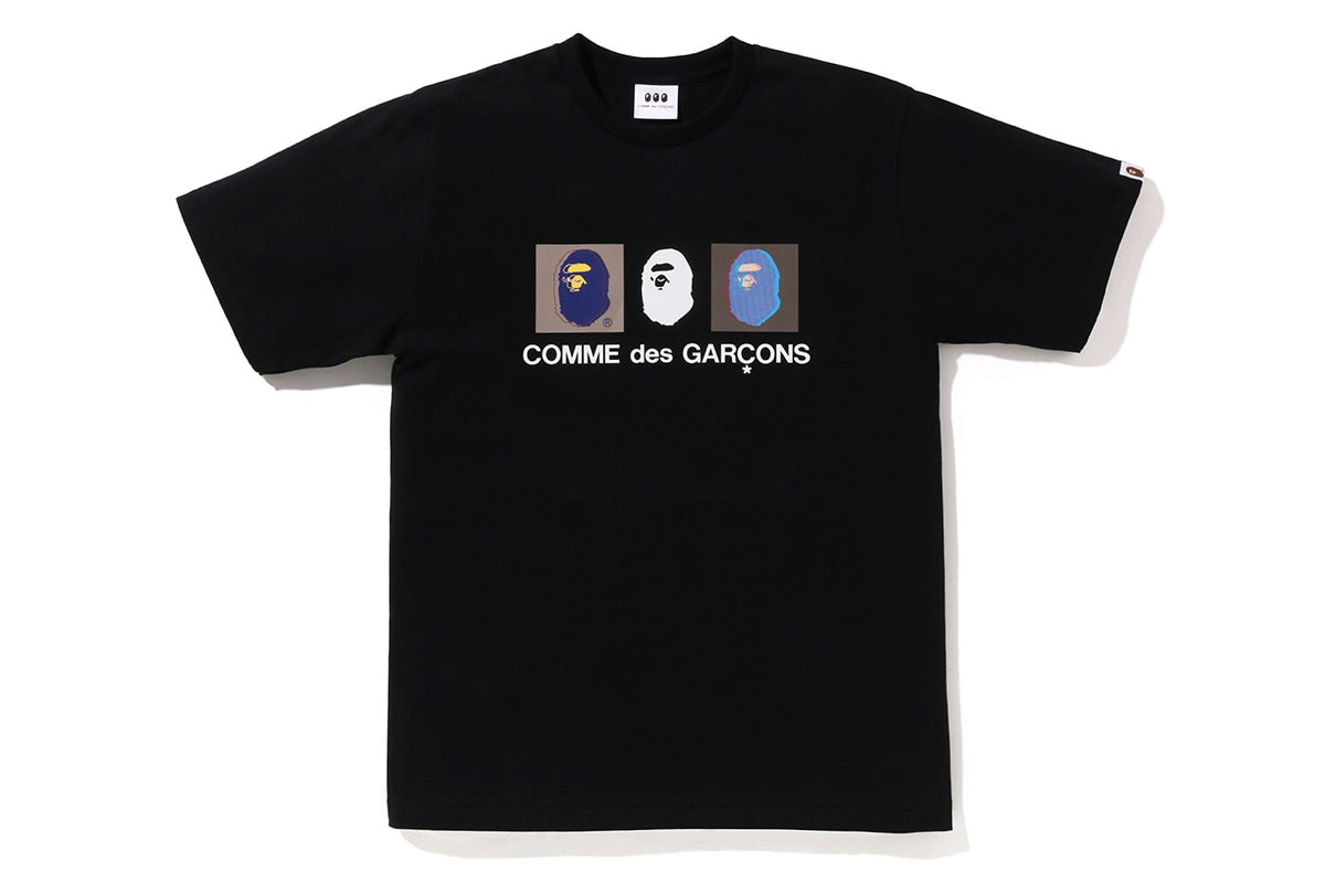 A BATHING APE® x COMME des GARÇONS がポップアートで再構築した限定カプセルを発表 a bathing ape comme des garcons capsel collection release info