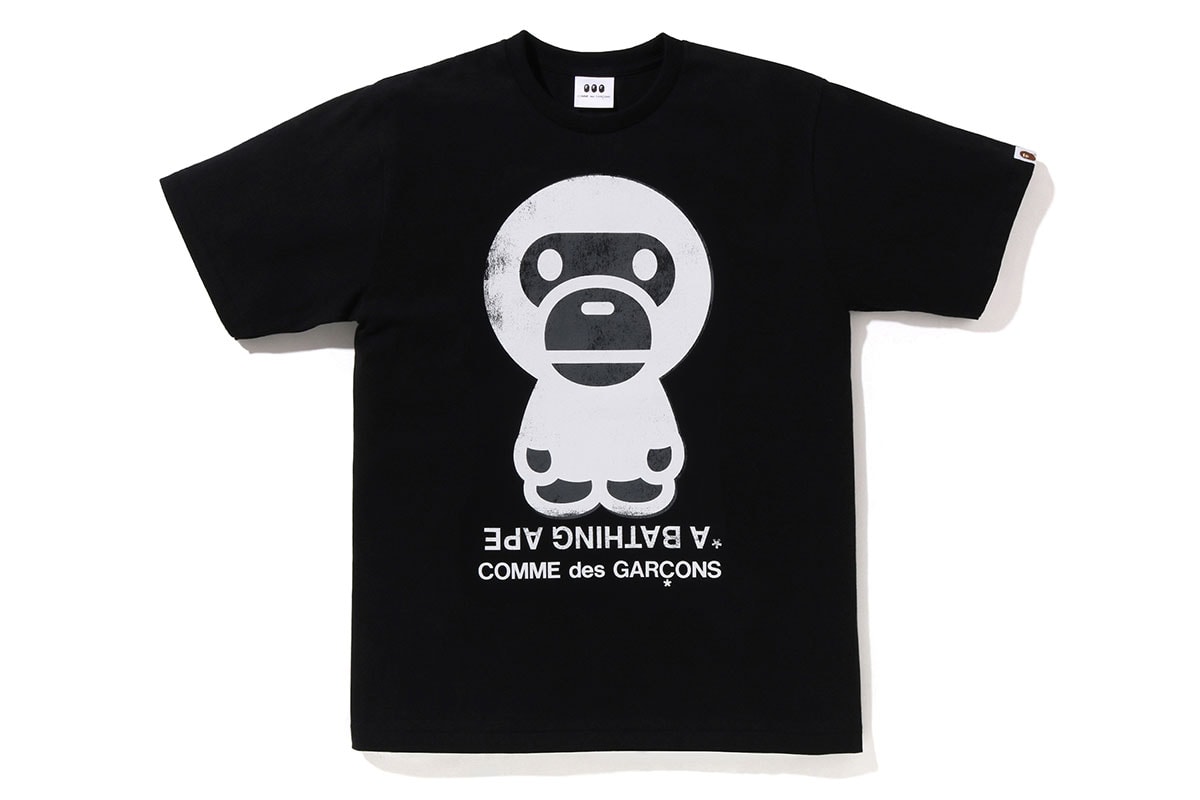 A BATHING APE® x COMME des GARÇONS がポップアートで再構築した限定カプセルを発表 a bathing ape comme des garcons capsel collection release info