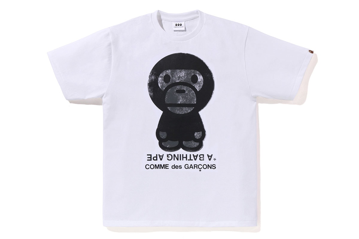 A BATHING APE® x COMME des GARÇONS がポップアートで再構築した限定カプセルを発表 a bathing ape comme des garcons capsel collection release info