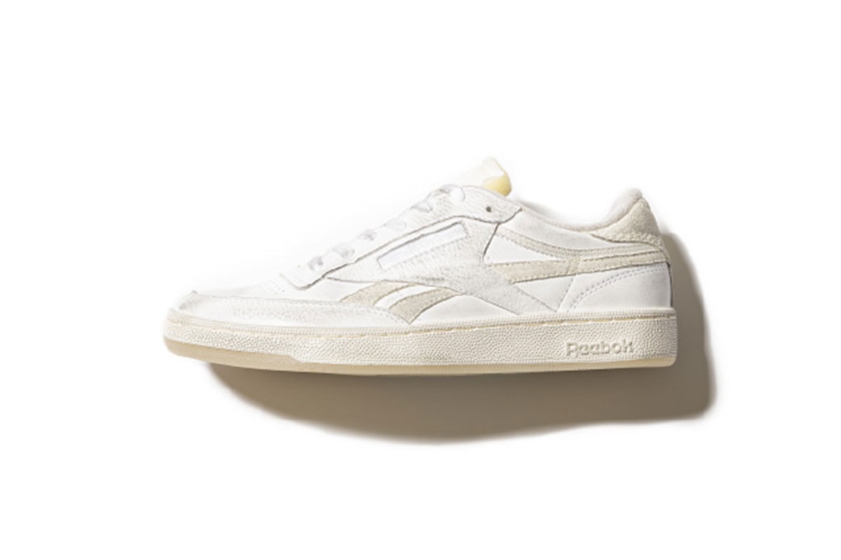 サンドウォーターxリーボックによるコラボテニスシューズ テニスシューズ CLUB C REVENGE VINTAGE を発売 sandwaterr reebok club c revenge vintage release info