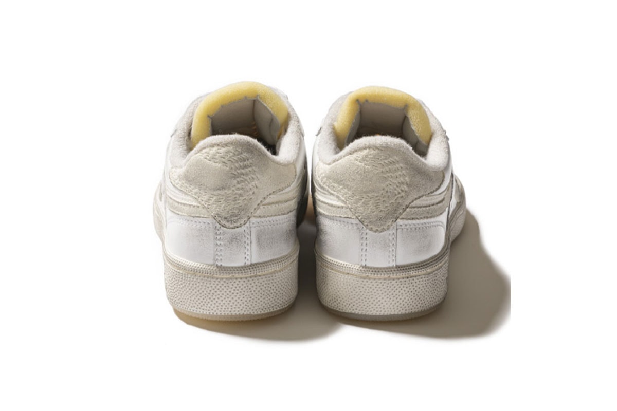 サンドウォーターxリーボックによるコラボテニスシューズ テニスシューズ CLUB C REVENGE VINTAGE を発売 sandwaterr reebok club c revenge vintage release info