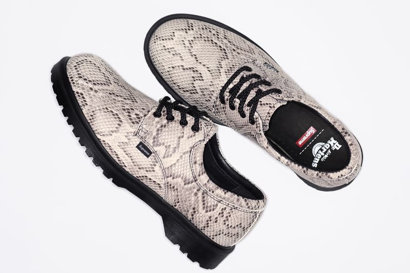 シュプリーム x ドクターマーチンが2026年春夏シーズンのコラボシューズを発表 Supreme Dr. Martens Postal Shoe release info