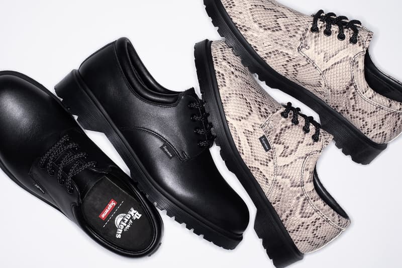 シュプリーム x ドクターマーチンが2026年春夏シーズンのコラボシューズを発表 Supreme Dr. Martens Postal Shoe release info