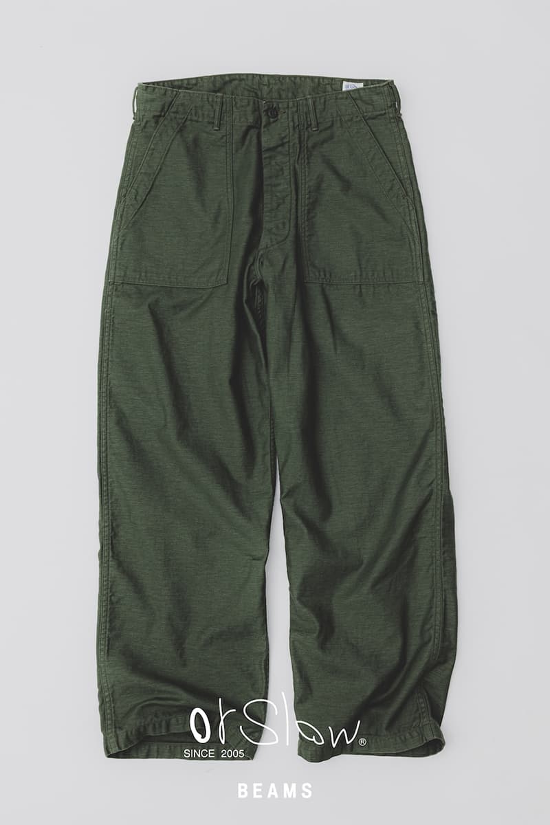 ビームスがミリタリーの定番を再構築したオアスロウ別注モデルをリリース beams orslow exclusive model release info