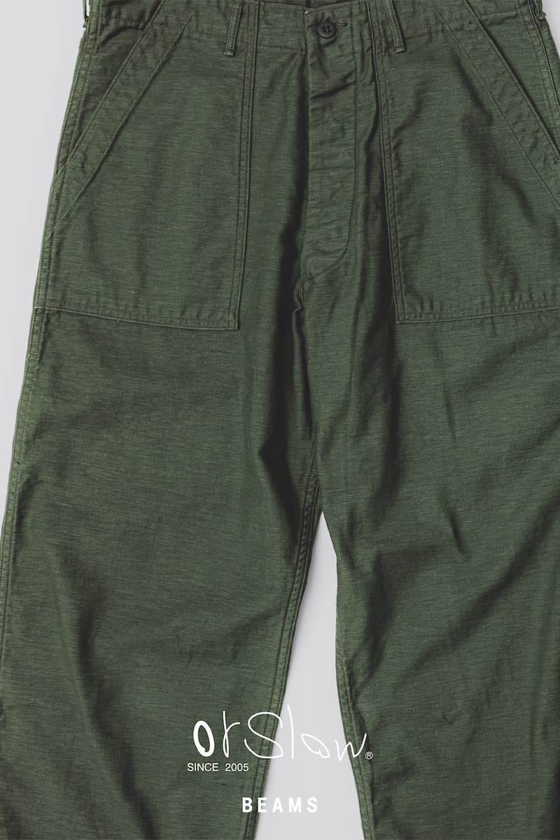 ビームスがミリタリーの定番を再構築したオアスロウ別注モデルをリリース beams orslow exclusive model release info