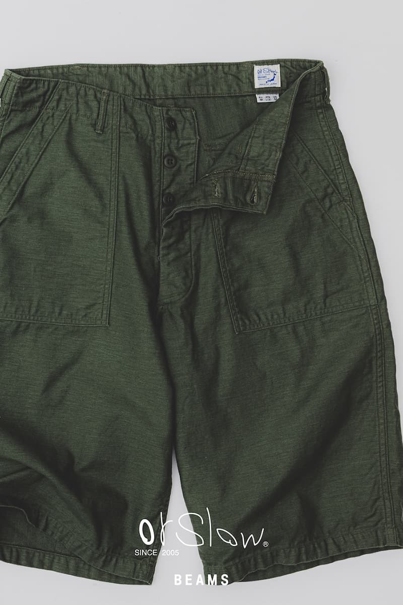 ビームスがミリタリーの定番を再構築したオアスロウ別注モデルをリリース beams orslow exclusive model release info