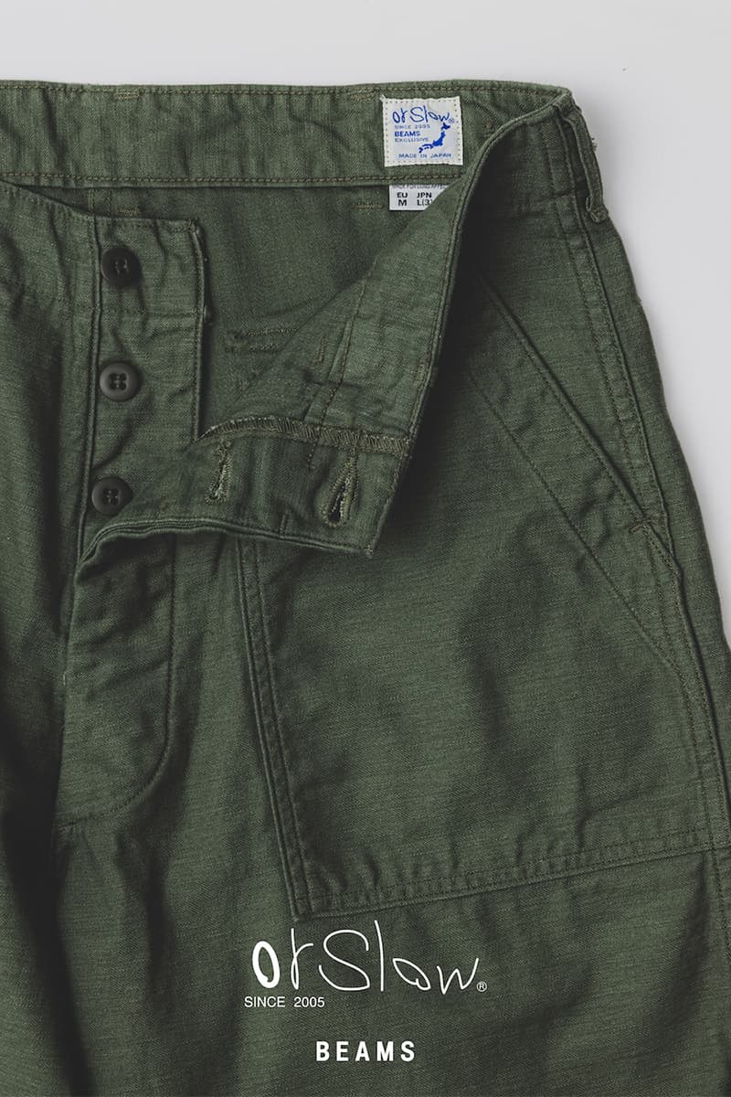 ビームスがミリタリーの定番を再構築したオアスロウ別注モデルをリリース beams orslow exclusive model release info