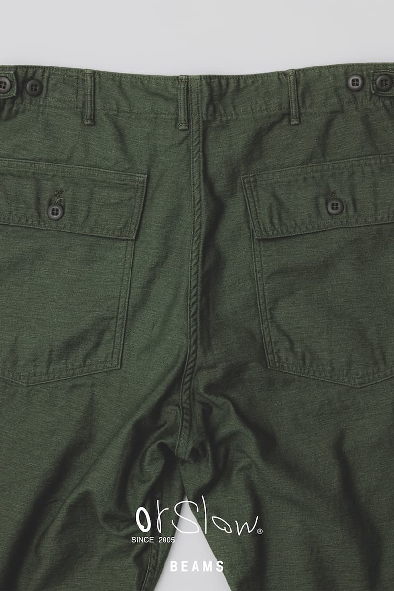 ビームスがミリタリーの定番を再構築したオアスロウ別注モデルをリリース beams orslow exclusive model release info