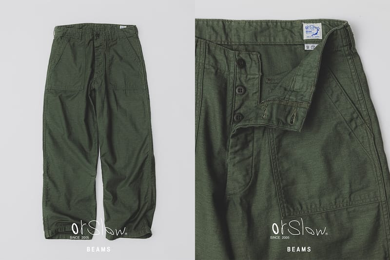 BEAMS がミリタリーの定番を現代的に再構築した orSlow 別注モデルをリリース