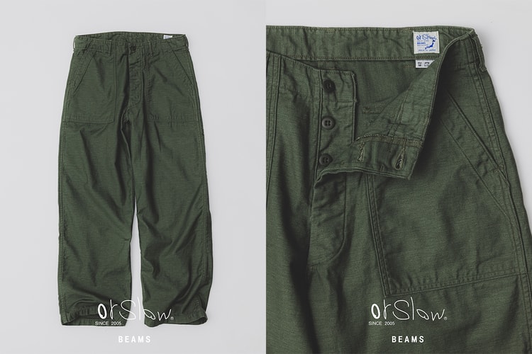 BEAMS がミリタリーの定番を現代的に再構築した orSlow 別注モデルをリリース